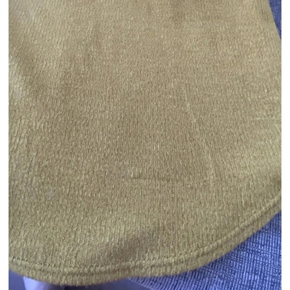 Max Studio Ruched 3/4 Sleeve Chartreuse Green Sweater Size Small - Picture 7 of 7